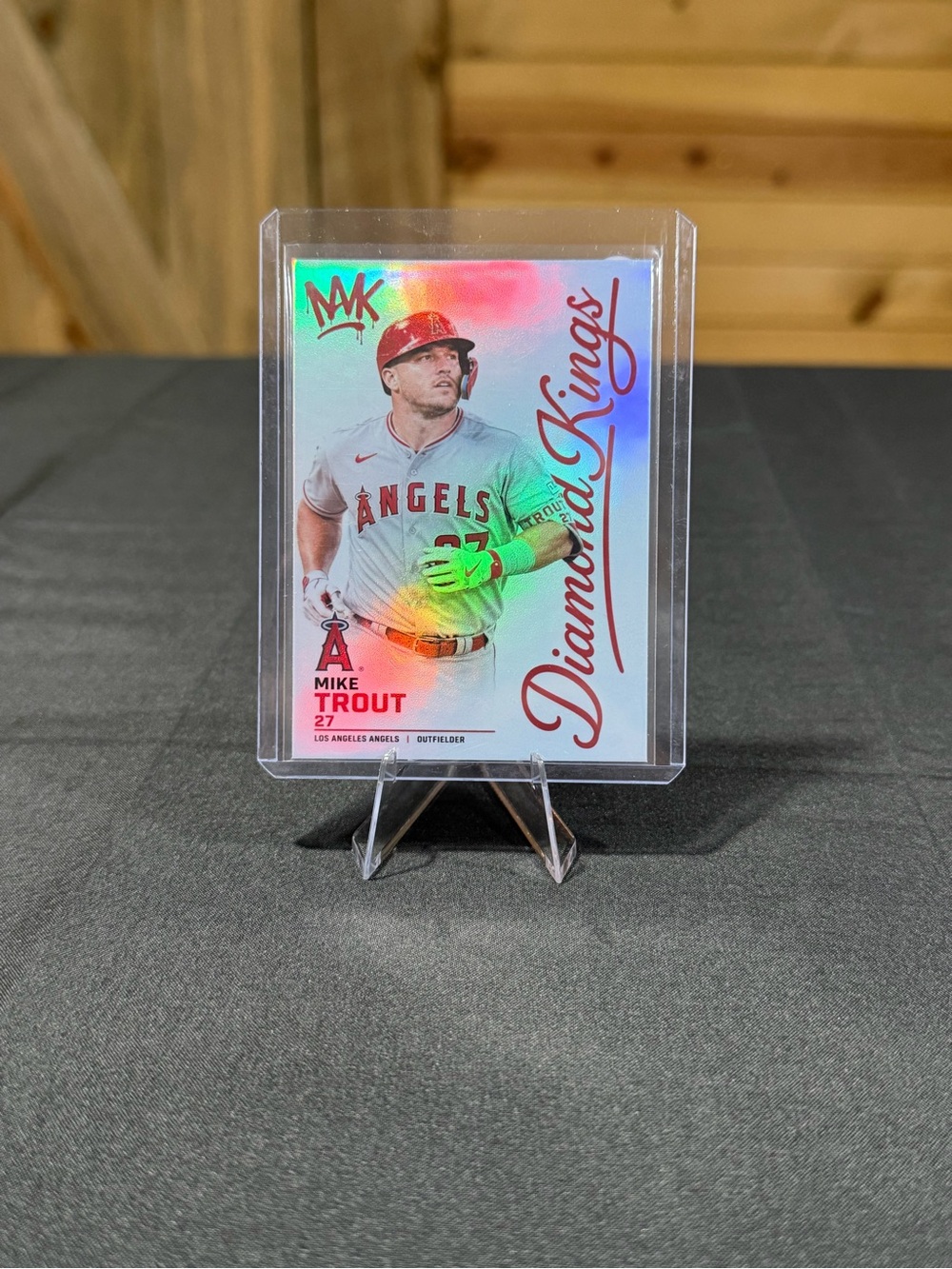 Mike Trout Los Angeles Angels Diamond Kings Custom Baseball Card